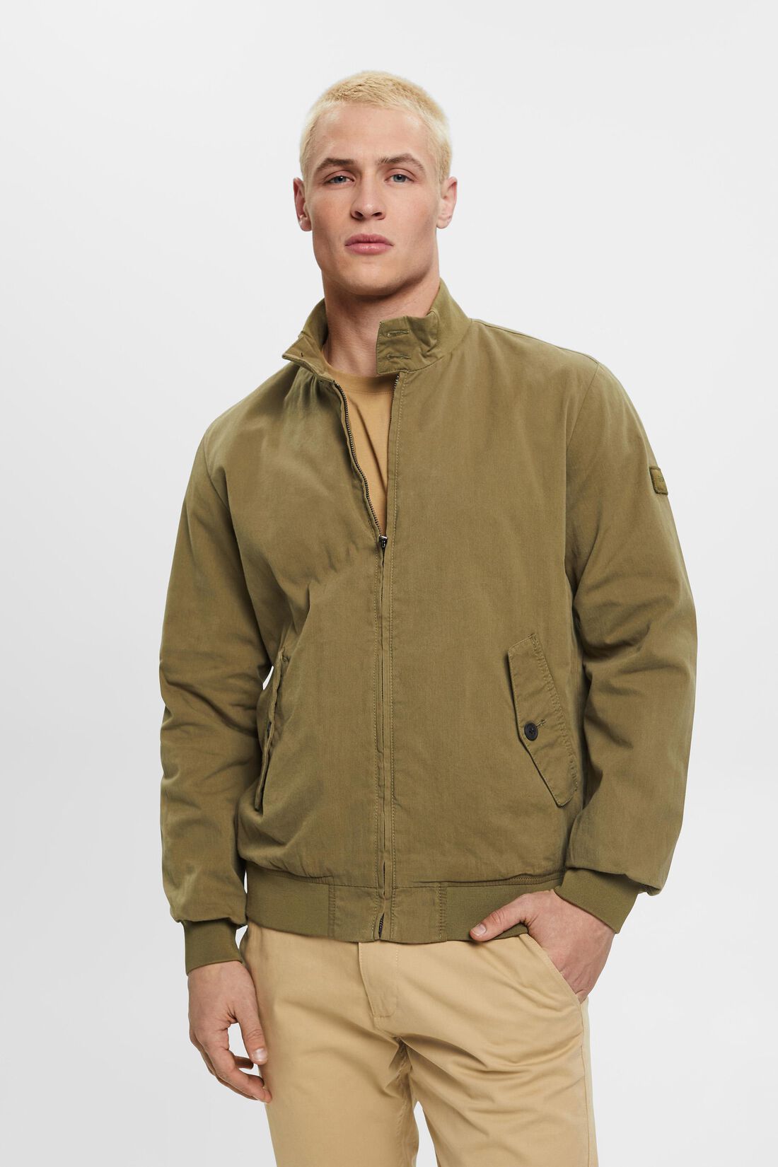 Bomberjacke mit Stehkragen