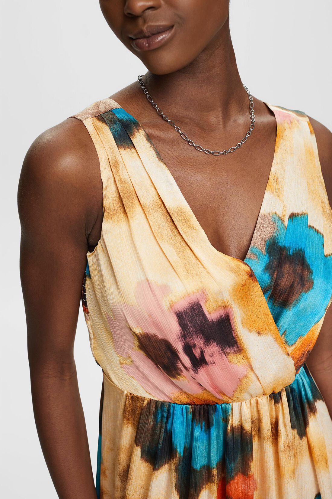 Midikleid mit Allover-Print