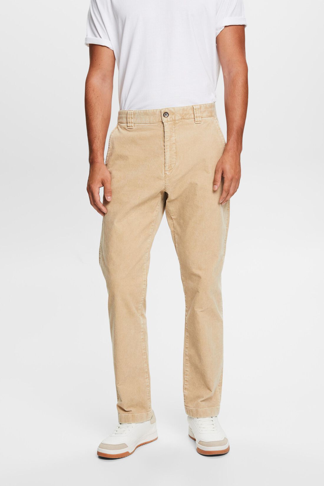 Cordhose in gerader Passform