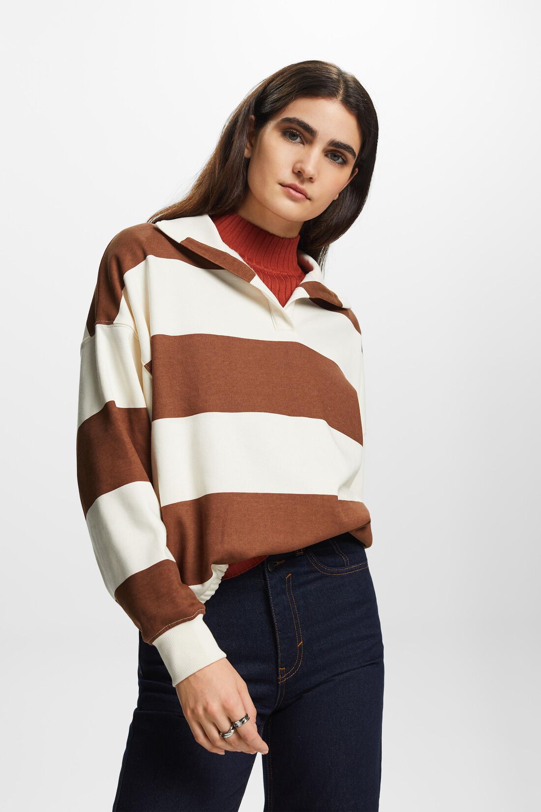 Gestreiftes Sweatshirt