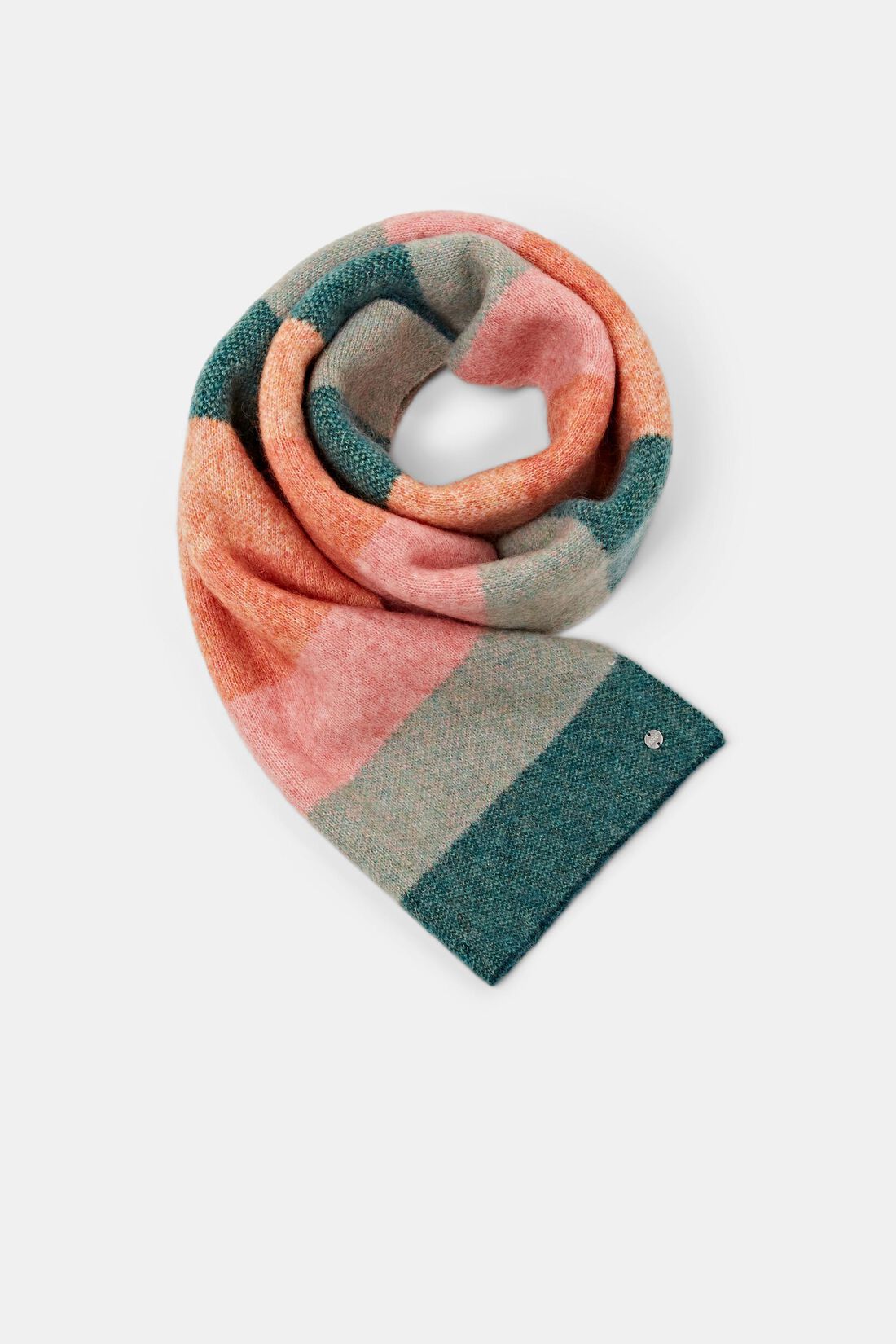 Jacquardschal aus Mohair und Wolle