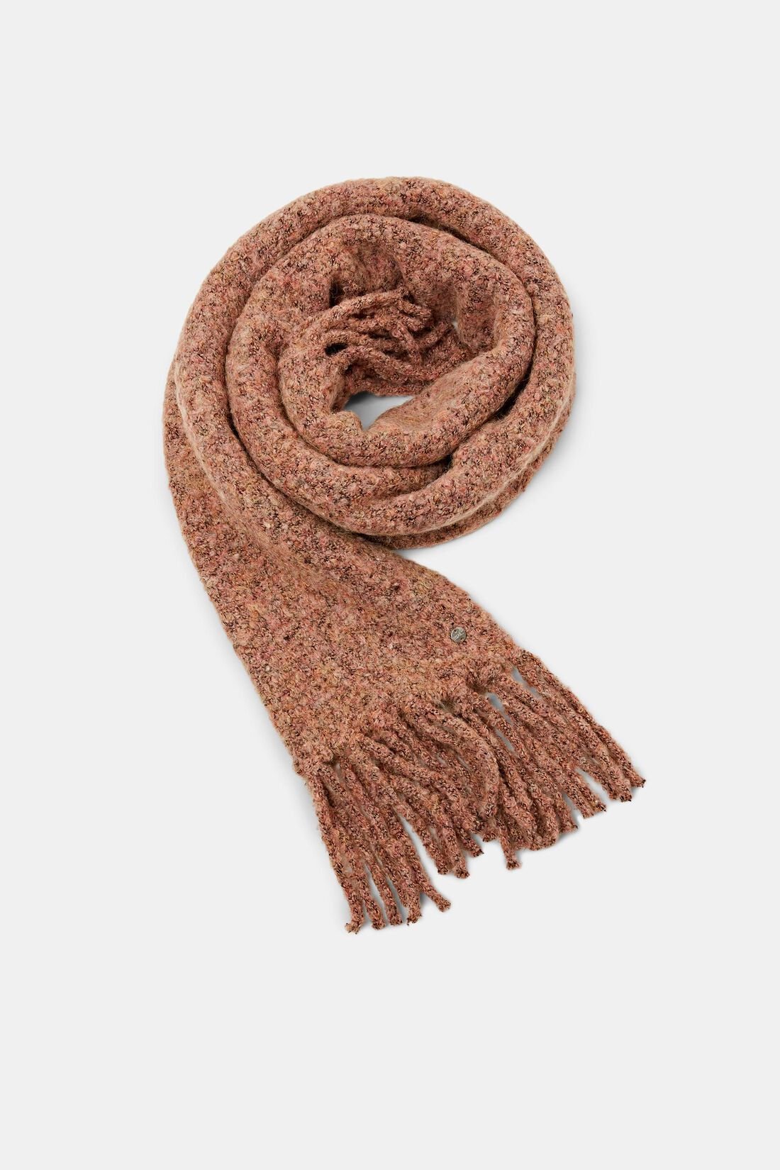 Boucl&eacute;-Fransenschal mit Konfetti-Effekt
