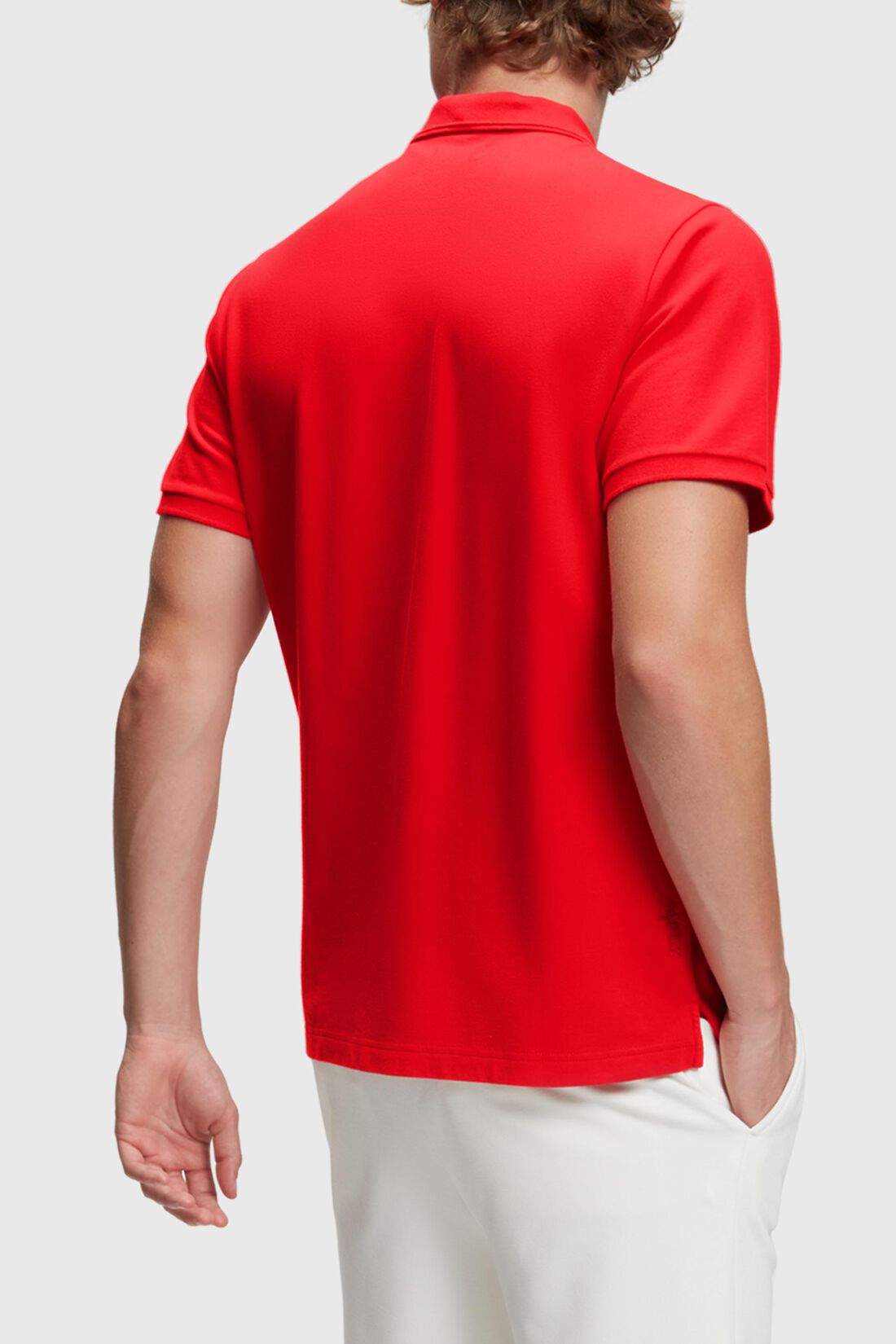 Klassisches Tennis-Poloshirt mit Dolphin-Batch