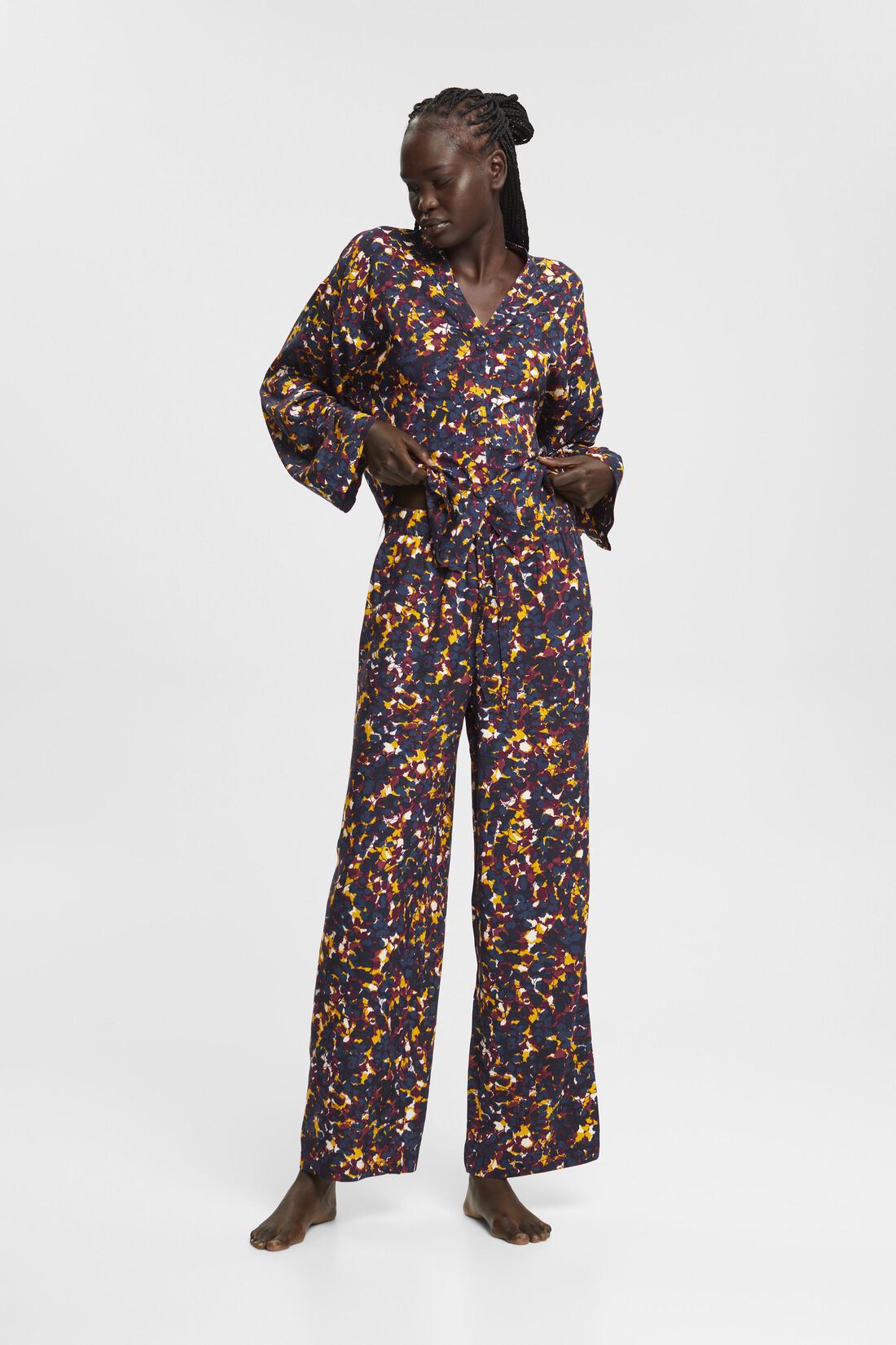 Pyjama mit Allover-Print