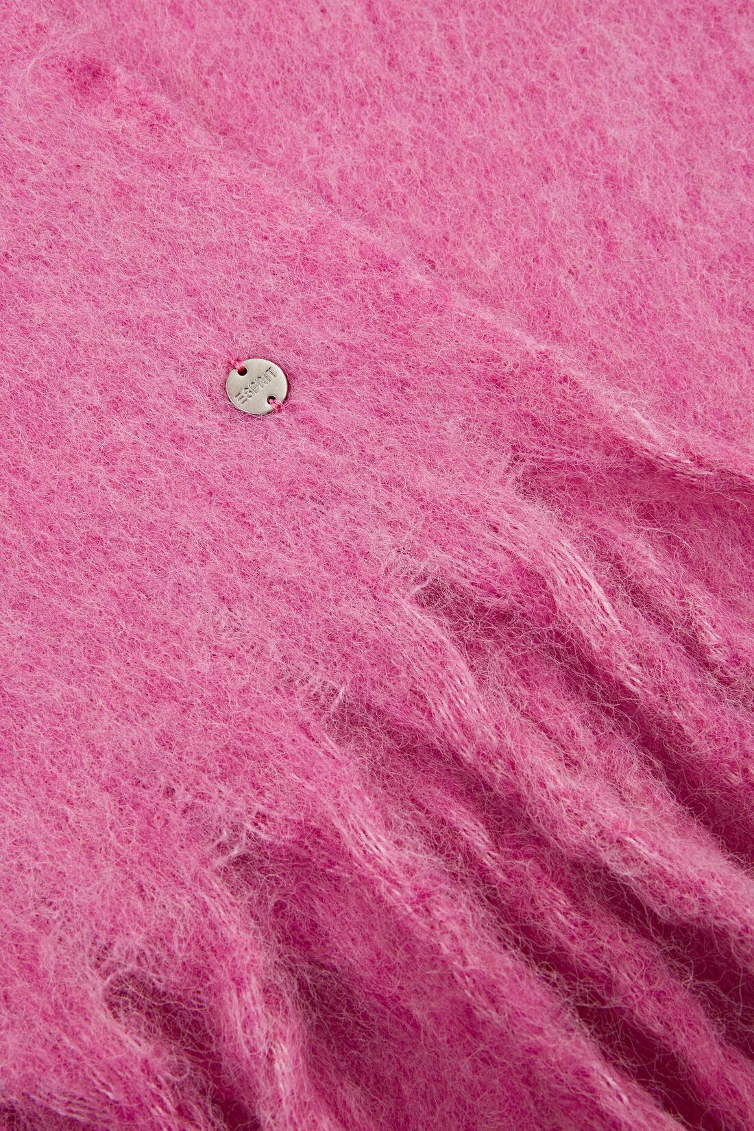 Strickschal mit Fransen