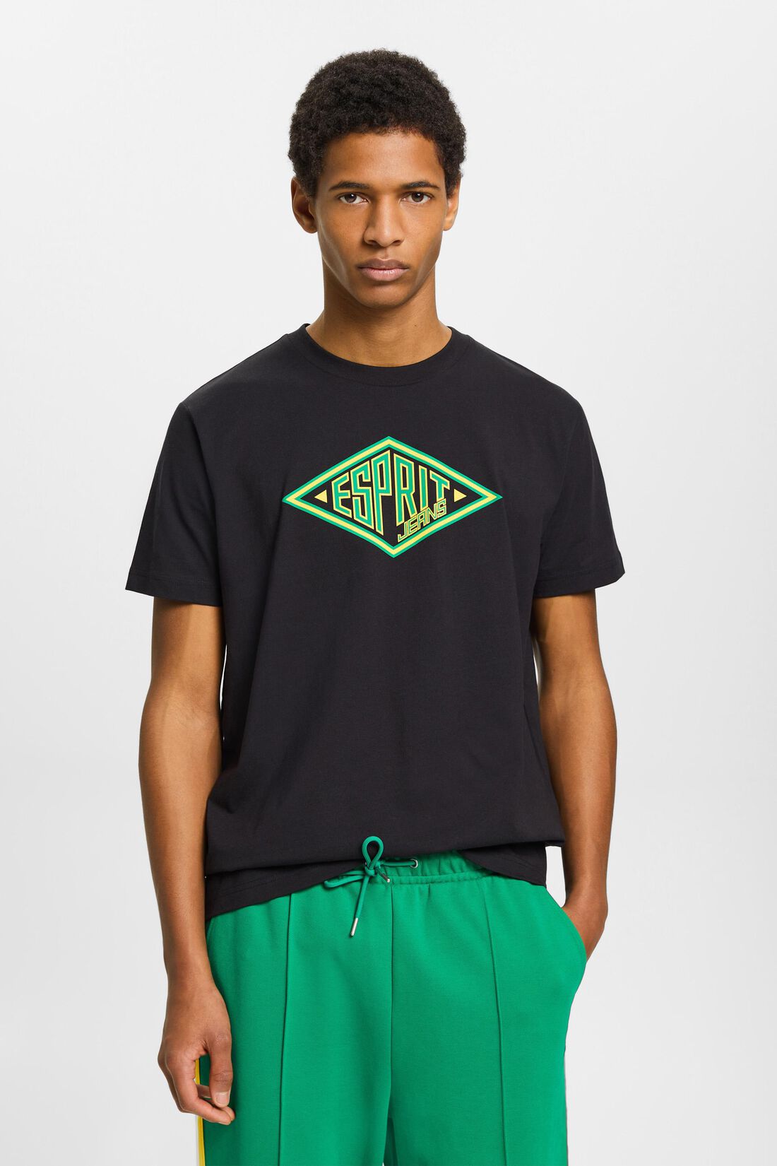 Baumwoll-T-Shirt mit Logo