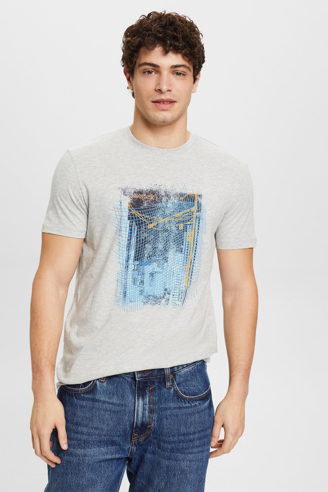 Print-T-Shirt aus nachhaltiger Baumwolle