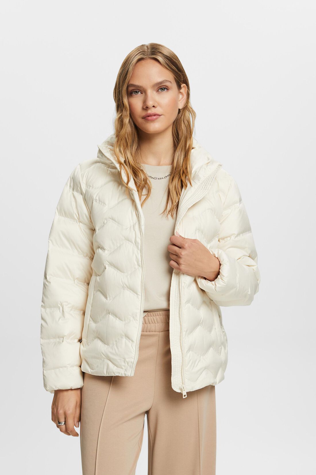 Recycelt: Gesteppte Pufferjacke