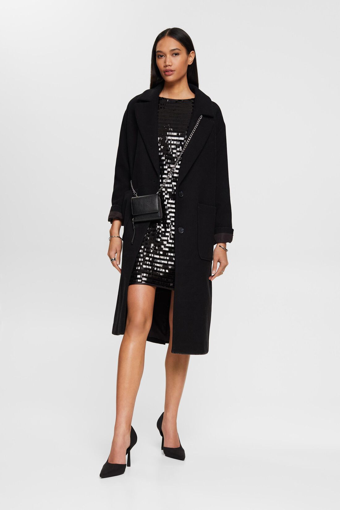 Kleid mit Pailletten