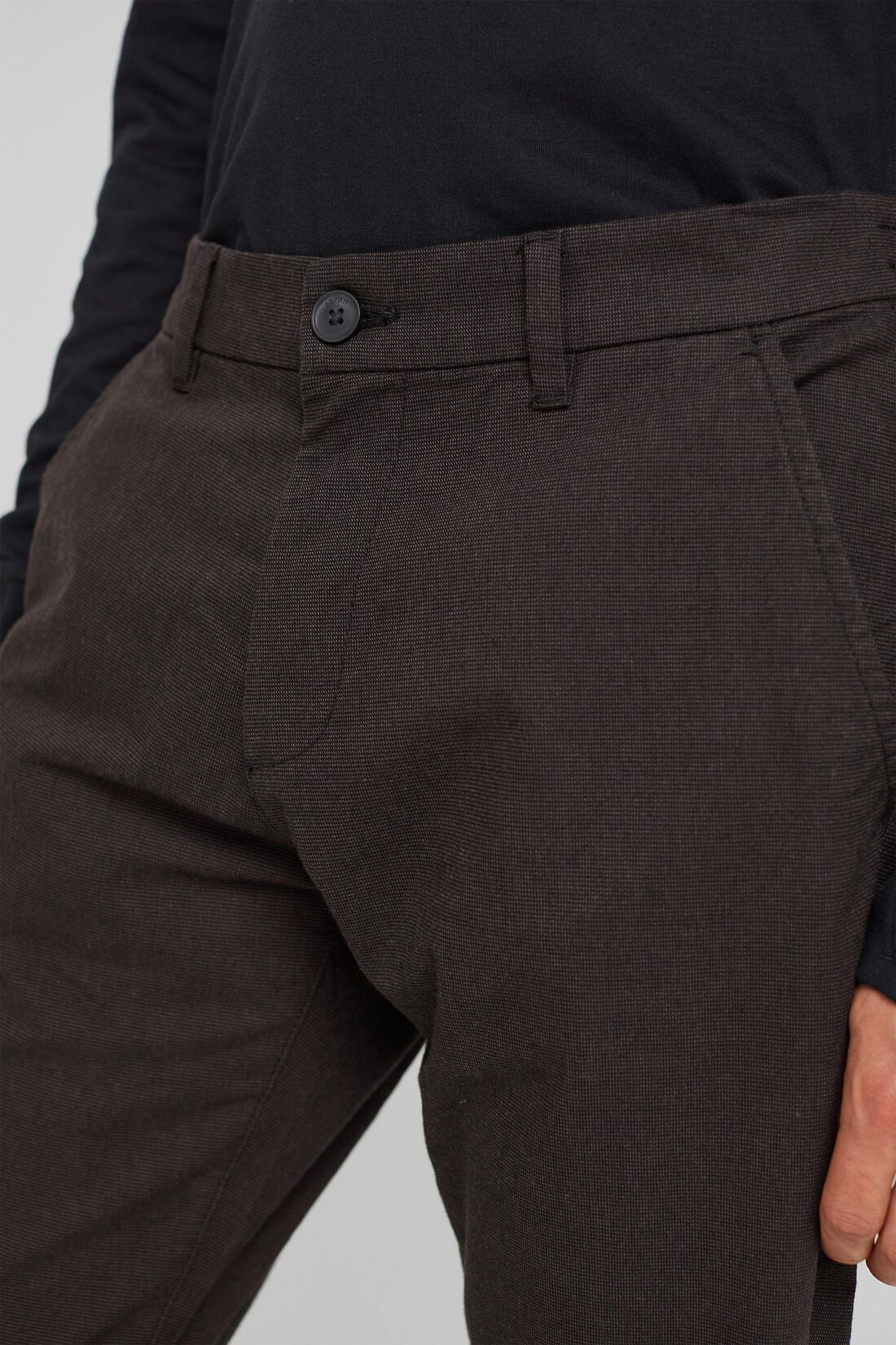 Geb&uuml;rstete Chinohose