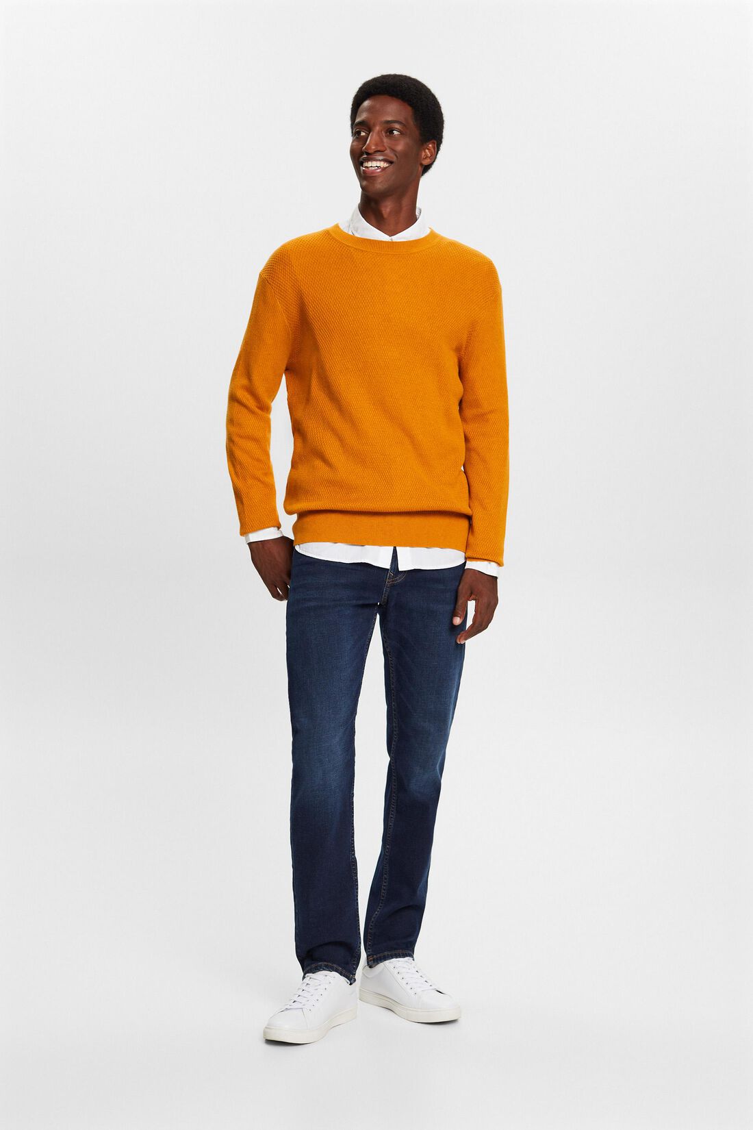 Schmale Jeans mit mittlerer Bundh&ouml;he