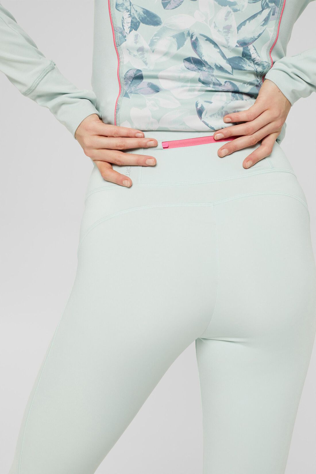 Recycelt: Stretch-Leggings mit E-Dry