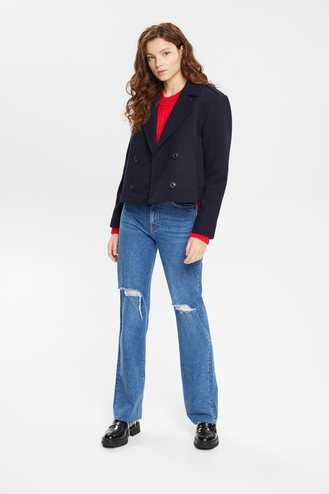 Jacket aus Wollmix