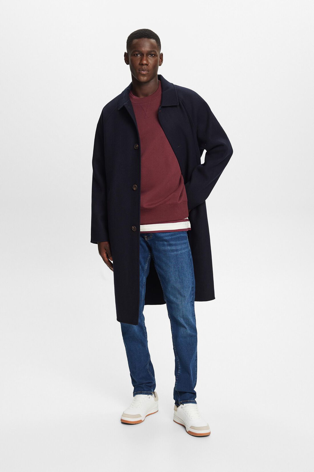 Schmale Jeans mit mittlerer Bundh&ouml;he