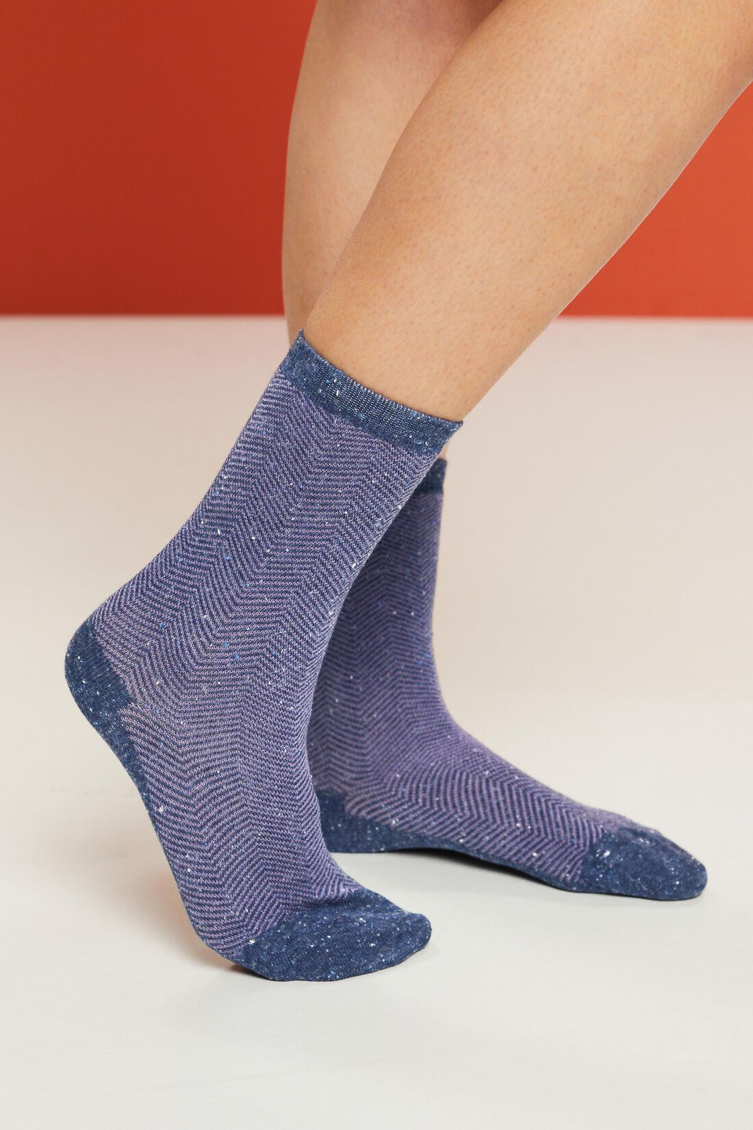 3er-Pack Socken mit Fischgratmuster