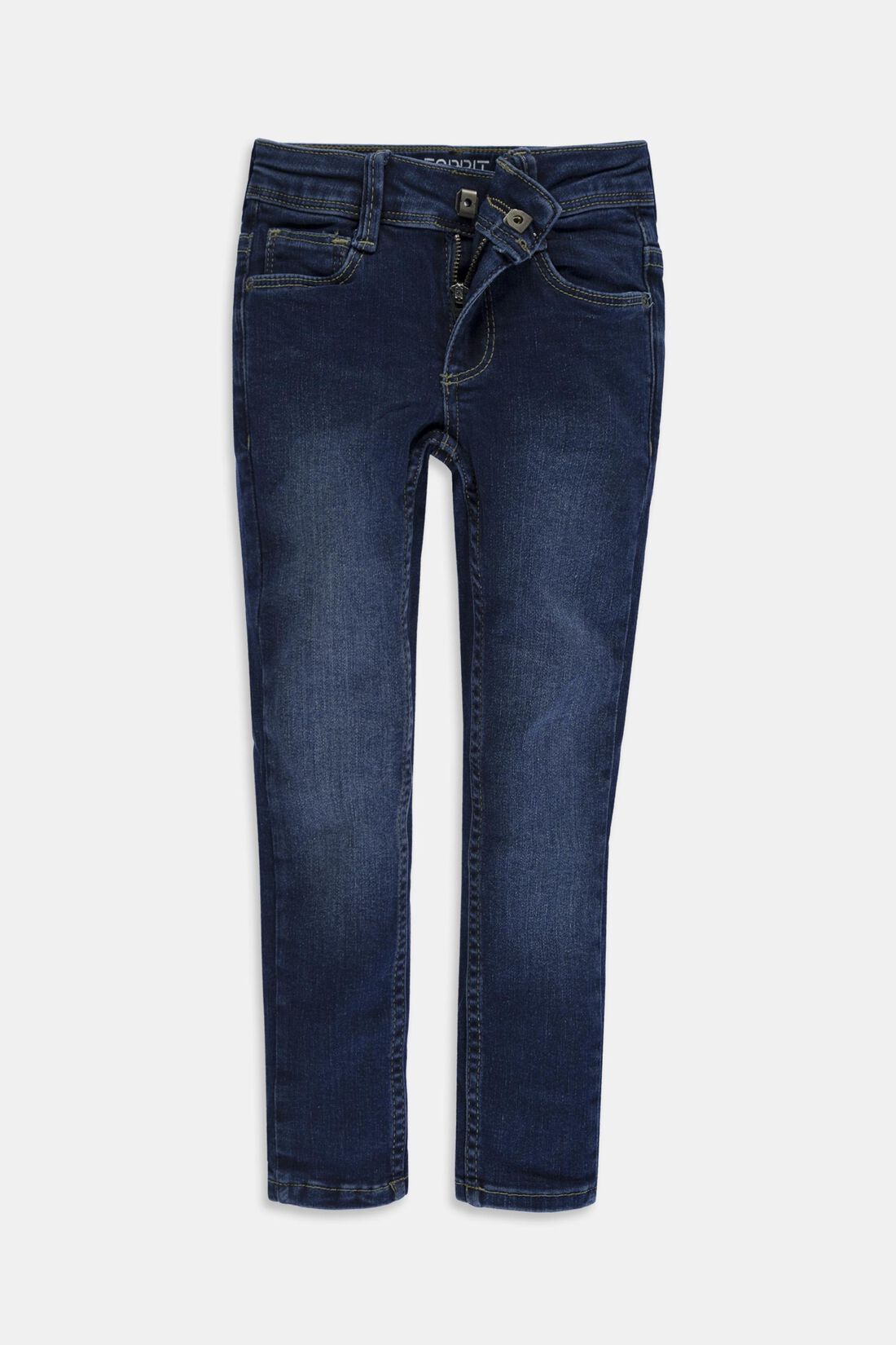 Stretch-Jeans mit Weitenservice und Verstellbund