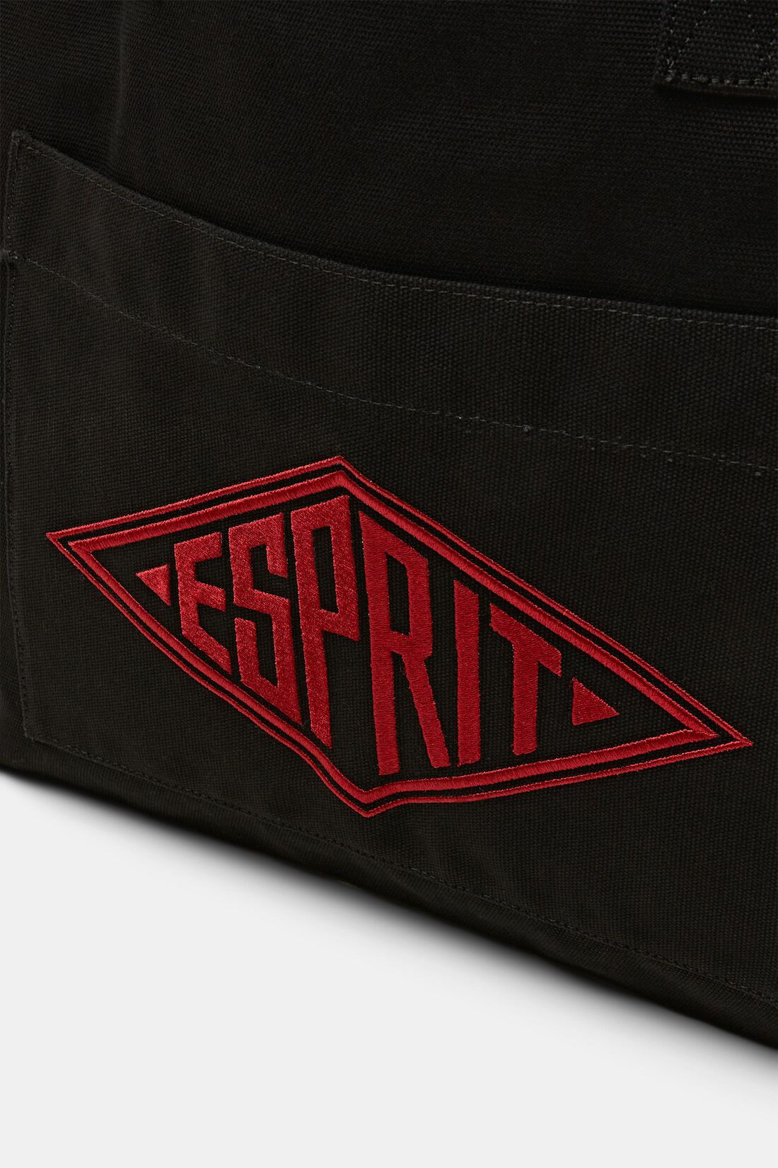 Tote Bag aus Canvas mit Logo
