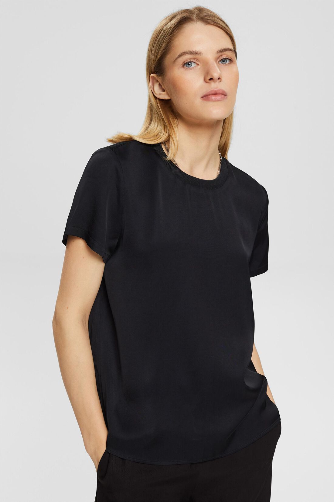 Satinbluse, LENZING&trade; ECOVERO&trade;
