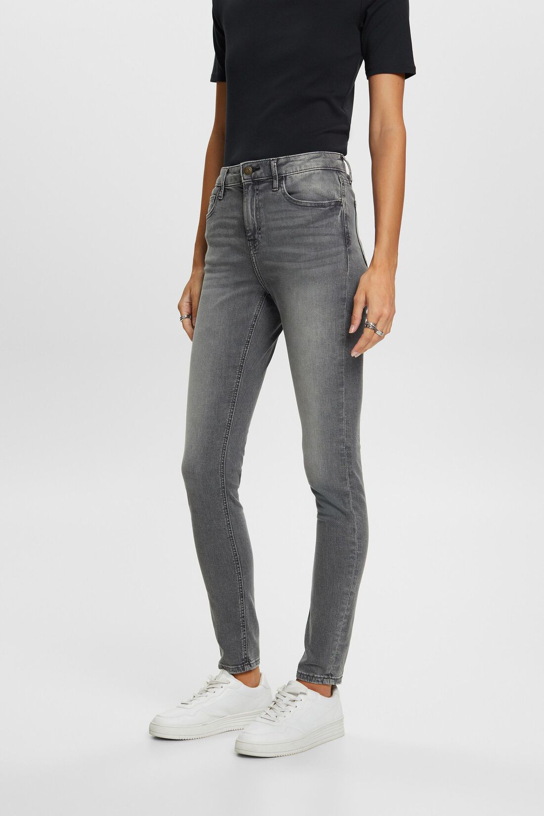 High-Rise-Jeans im Skinny Fit