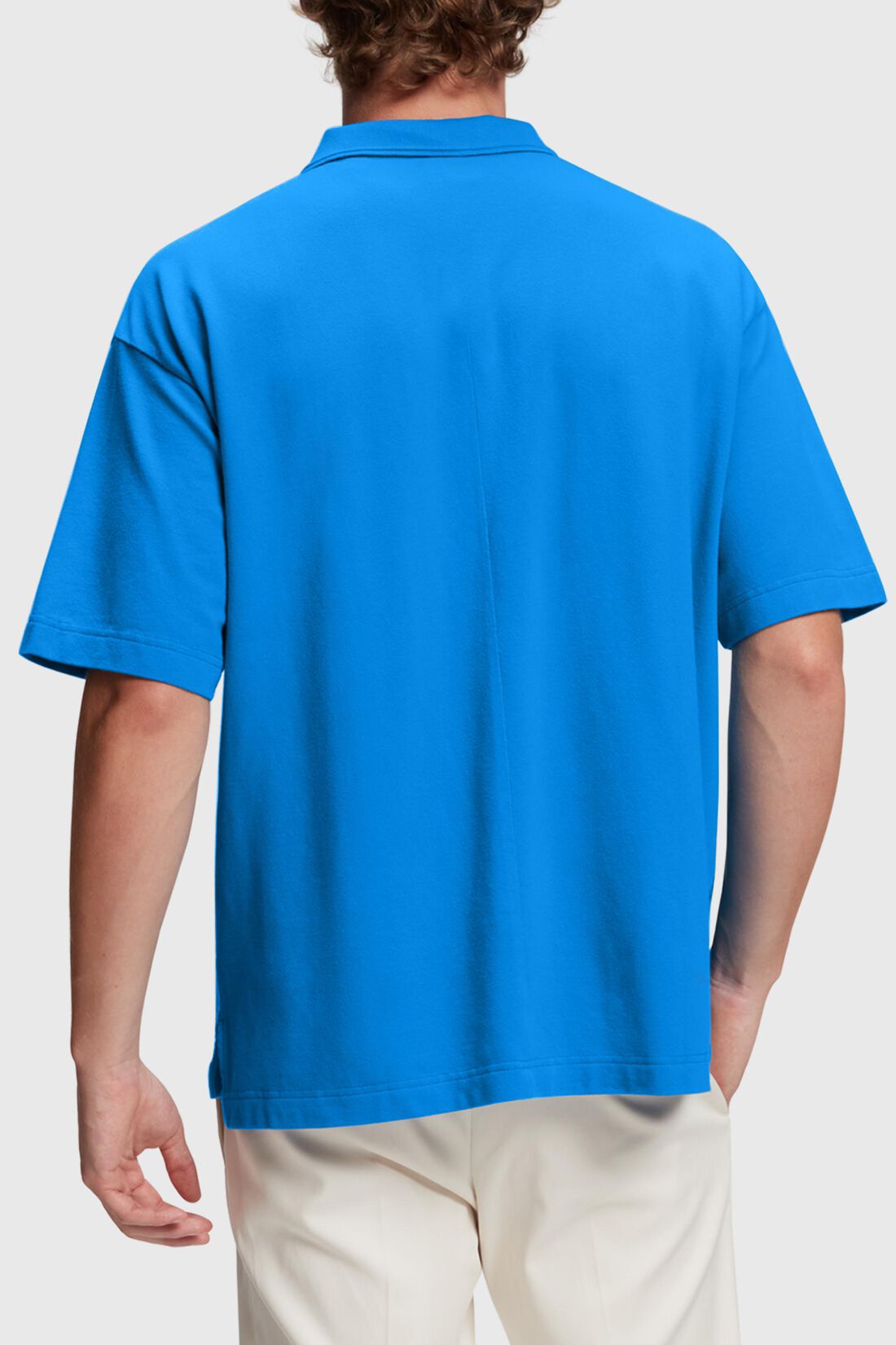 Relaxed Fit Poloshirt mit Dolphin-Badge
