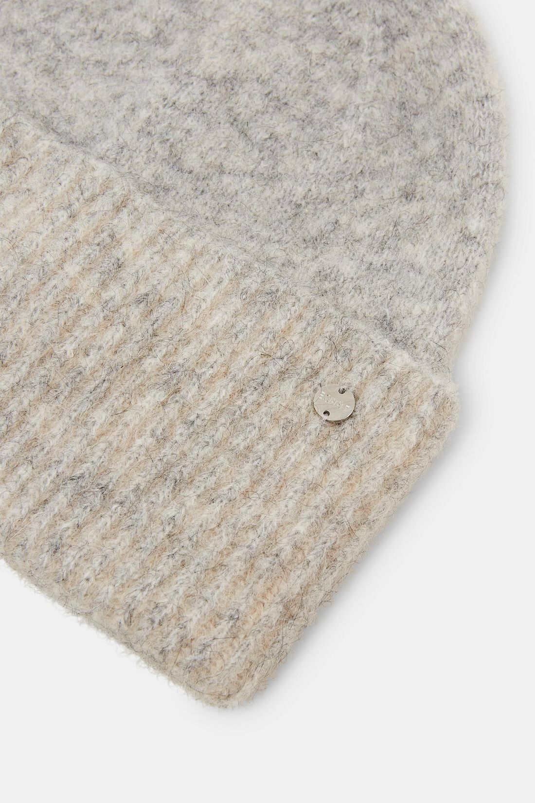 Beanie aus Wolle-Mohair-Mix