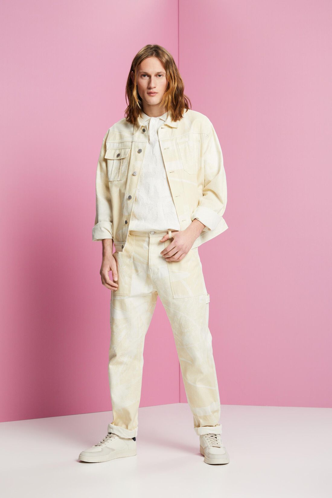 Poloshirt aus Boucl&eacute;