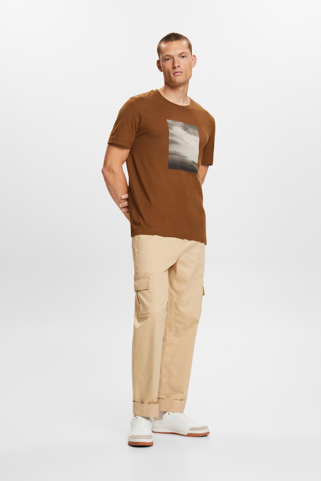 T-Shirt aus Bio-Baumwolle mit Print