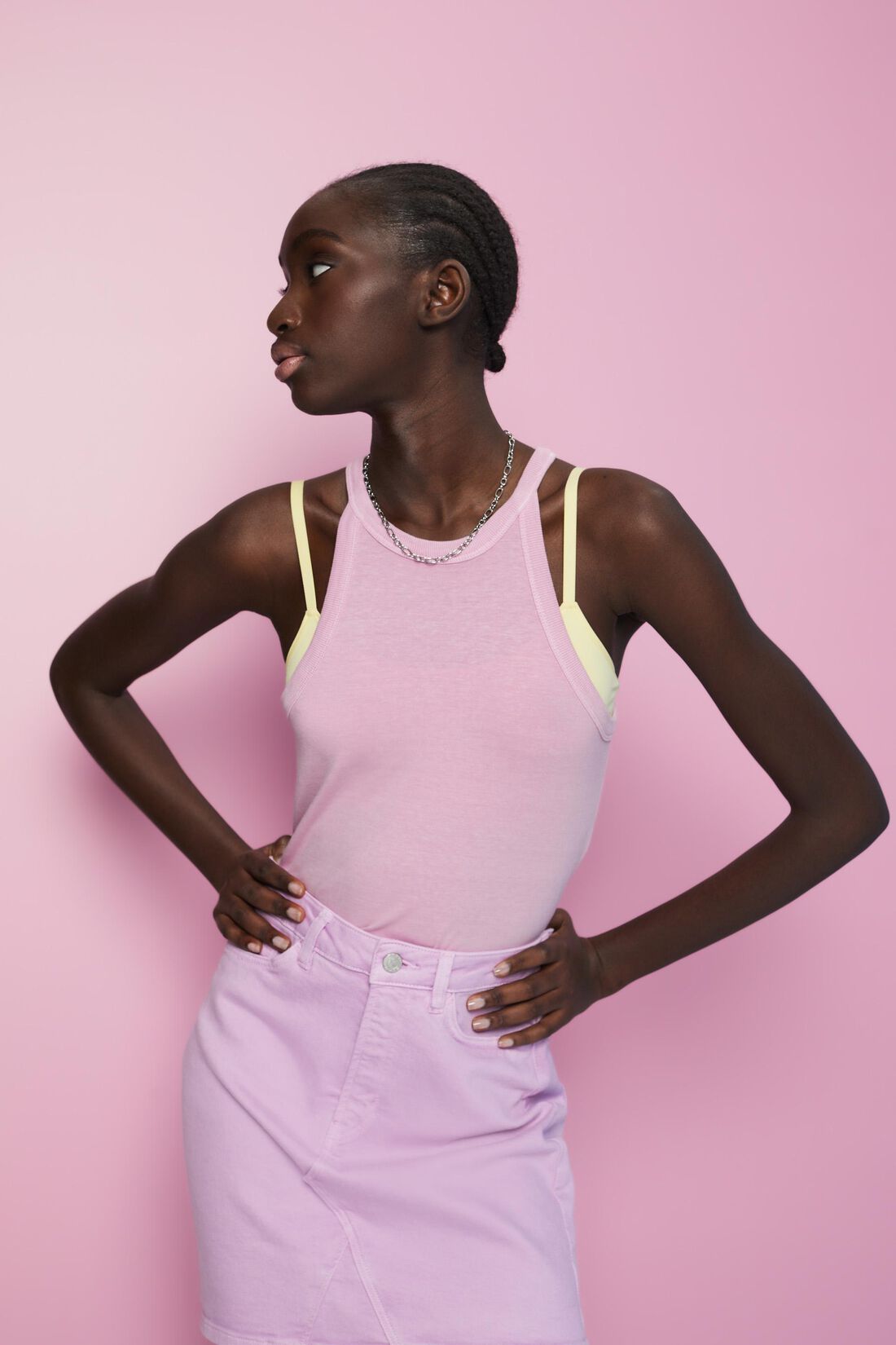 Tanktop aus Jersey