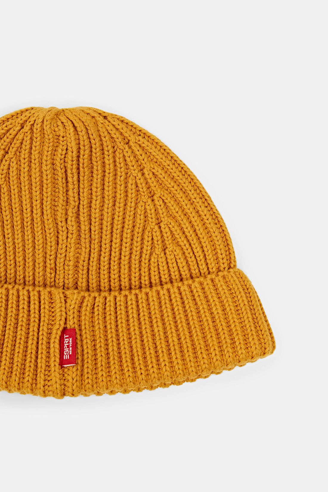 Rippstrick-Beanie, 100% Baumwolle