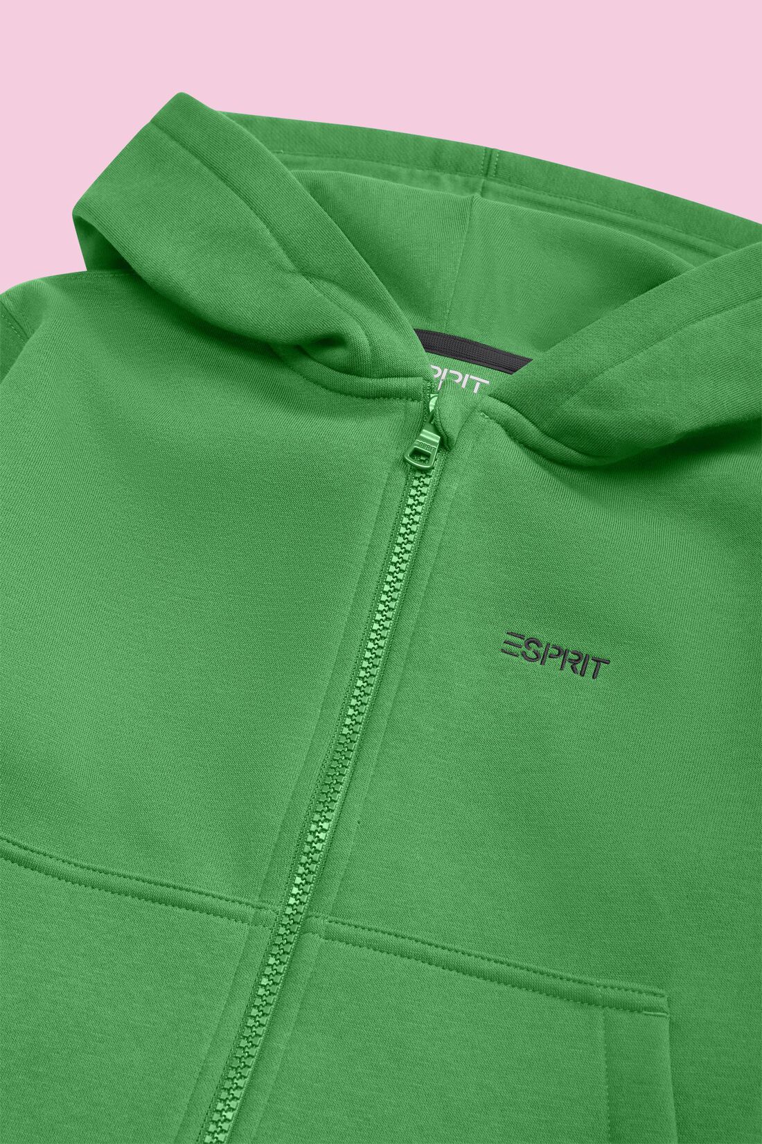Logo-Kapuzenjacke mit Rei&szlig;verschluss
