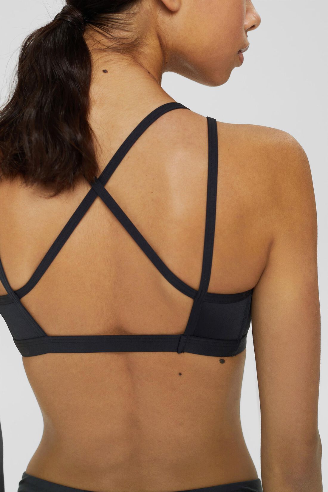Recycelt: wattiertes Bustier-Top
