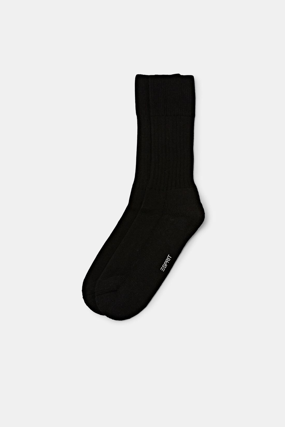 Socken aus grobem Rippstrick