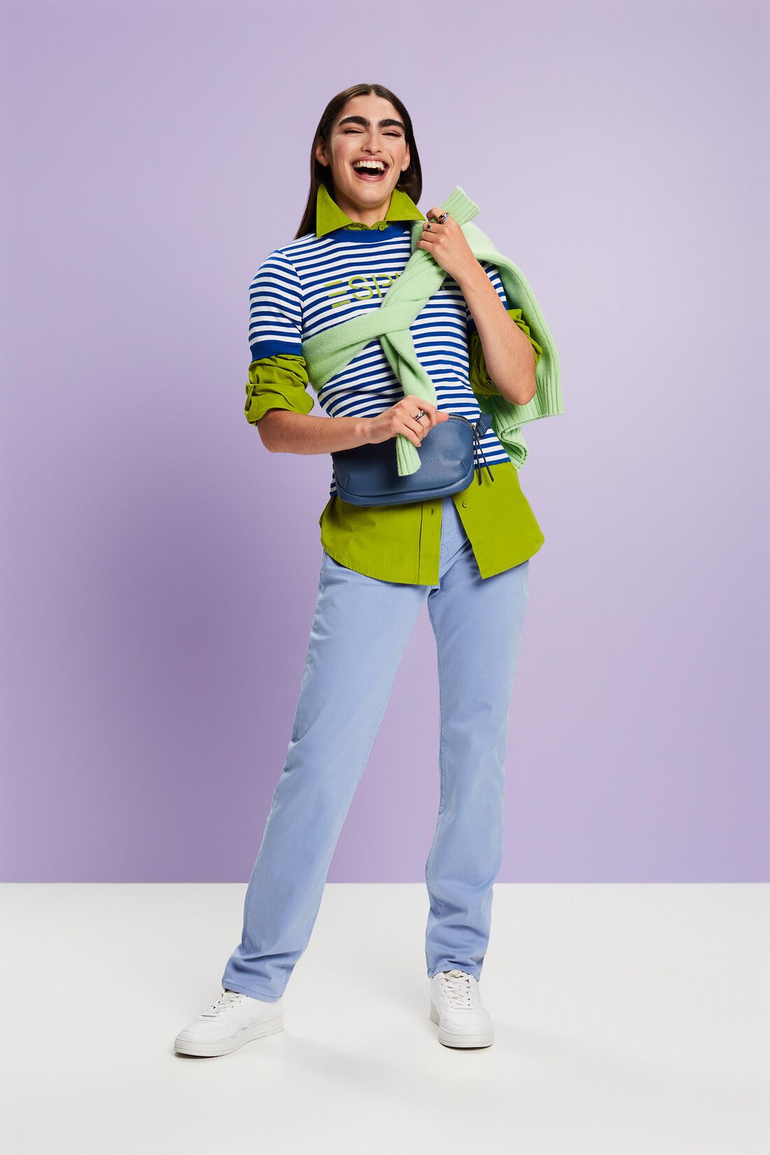 Twill-Hose in schmaler Passform