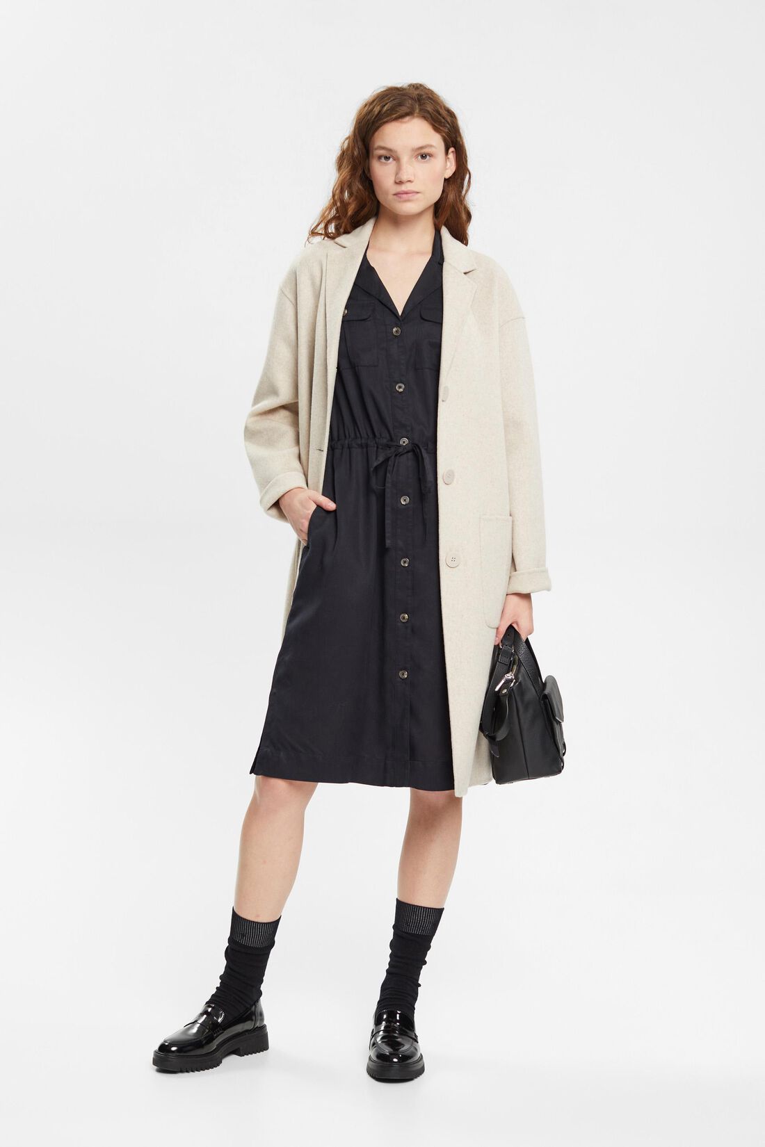 Kleid mit Kordelzug, TENCEL&trade;
