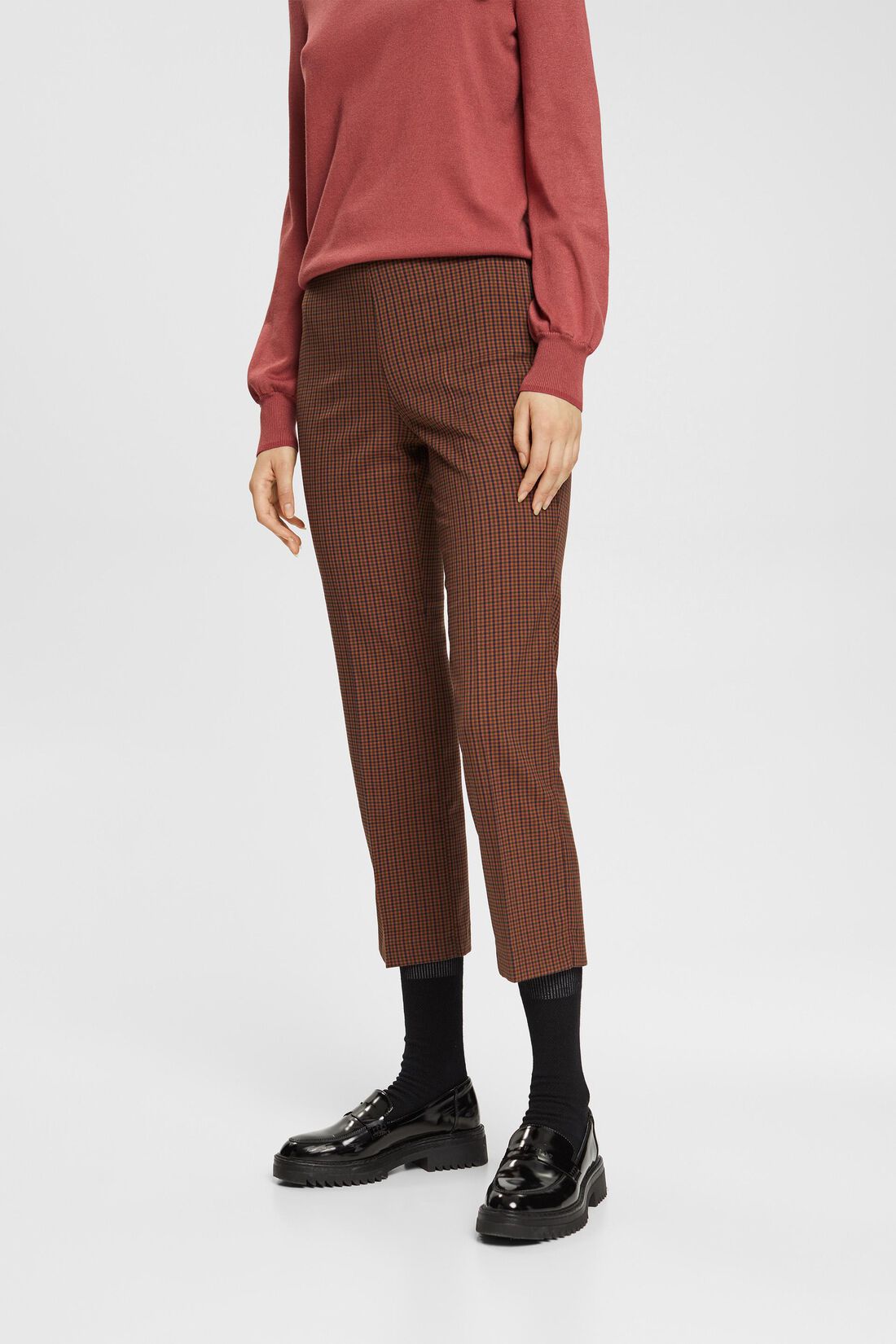 Karohose mit Kick Flare