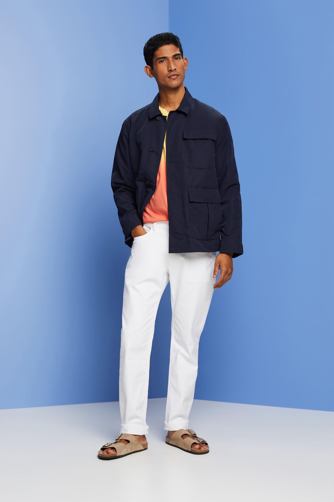 Wei&szlig;e Stretch-Jeans