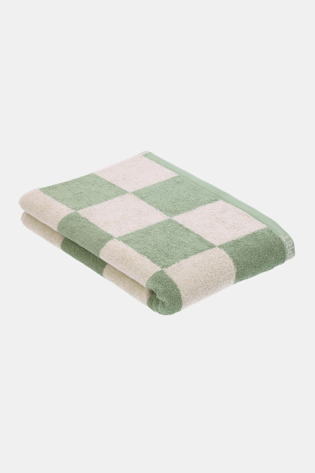 Handtuch mit Schachbrettmuster, 100% Baumwolle