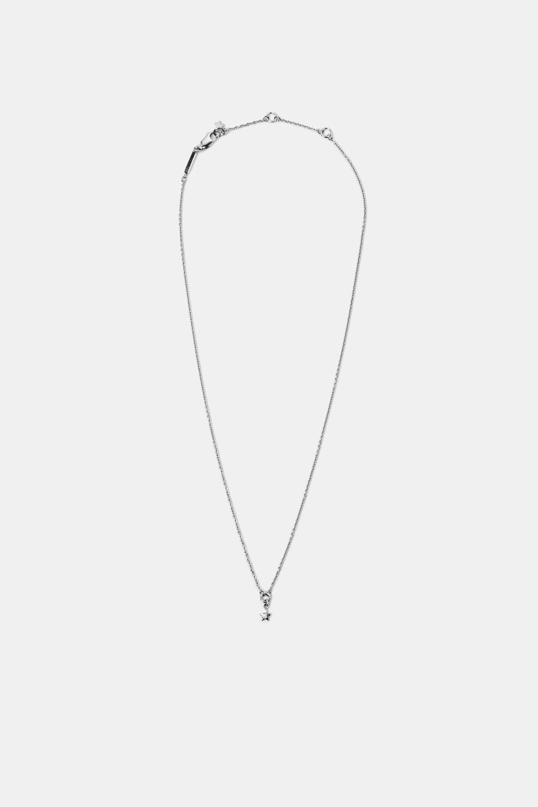 Sterling Silber Halskette mit Diamantanh&auml;nger