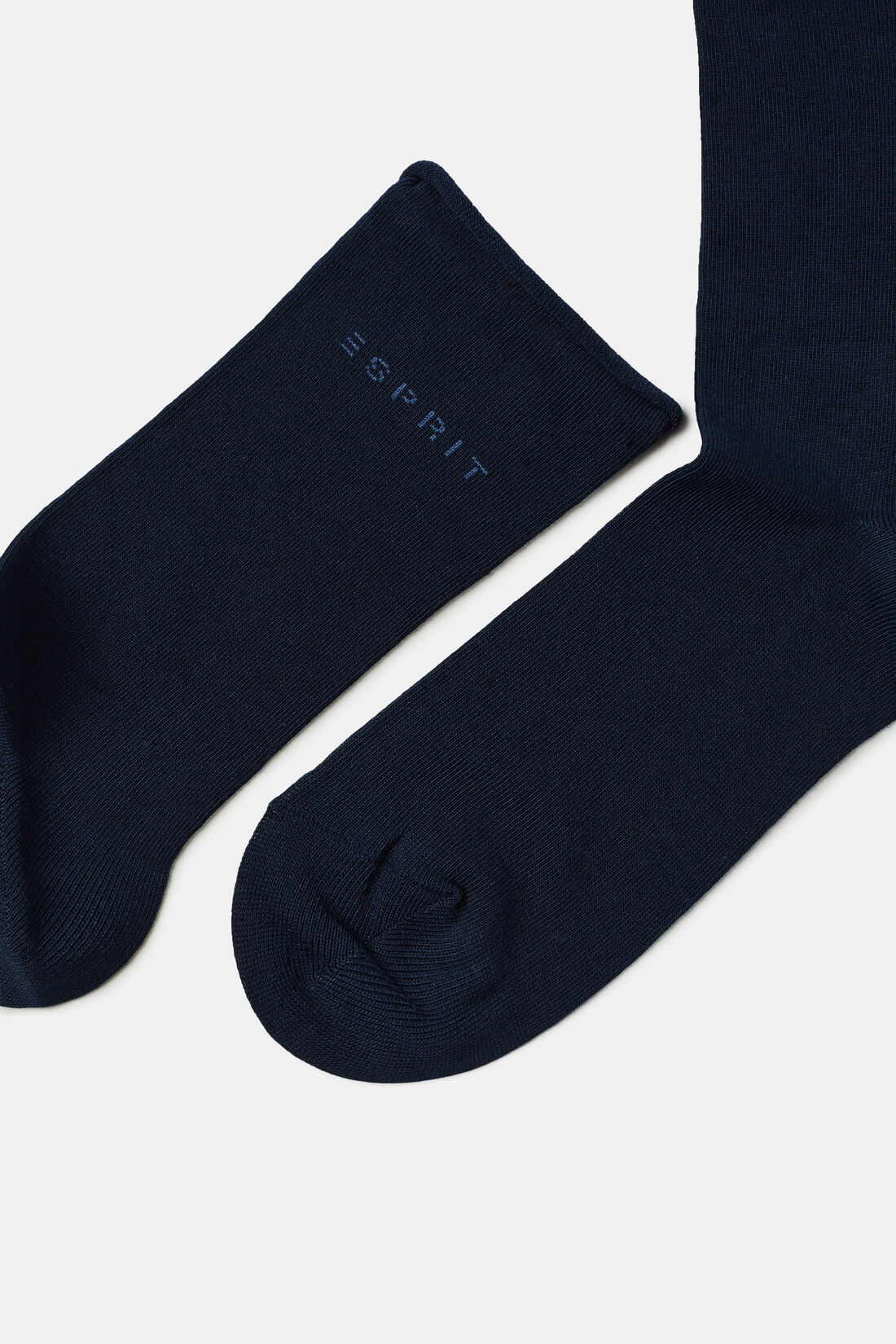 Doppelpack Socken mit Rollkanten, Bio-Baumwolle