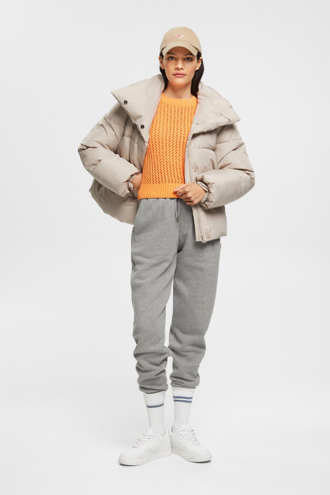 Strukturierter Pullover aus Bio-Baumwolle