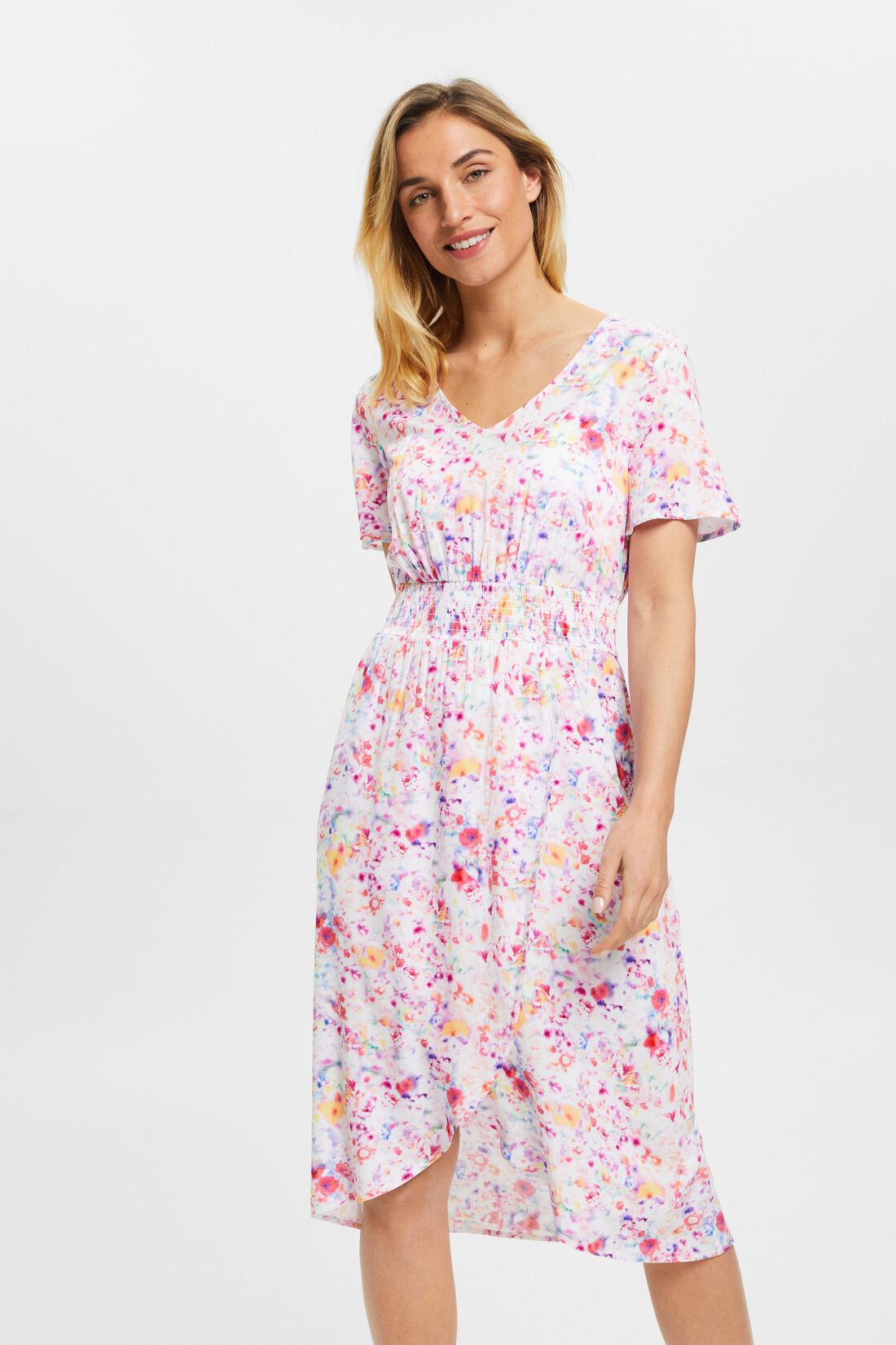 Strandkleid mit floralem Muster