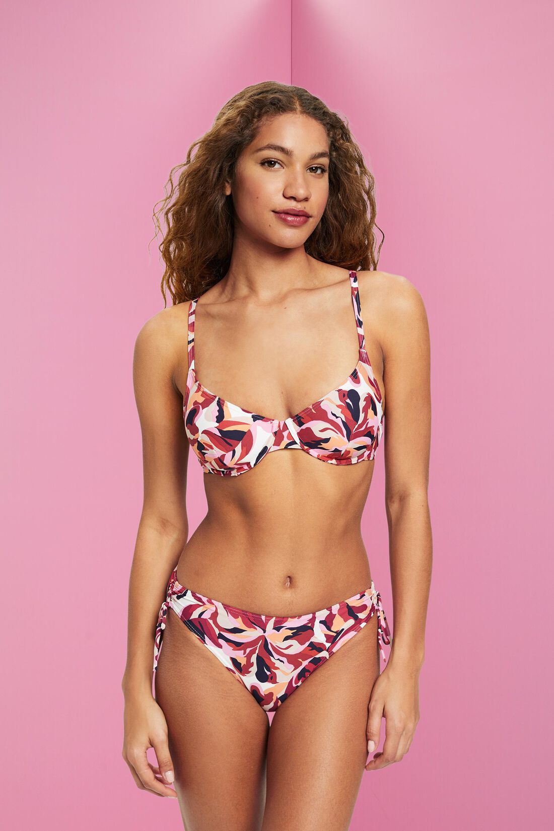 Bikinitop mit Blumenprint