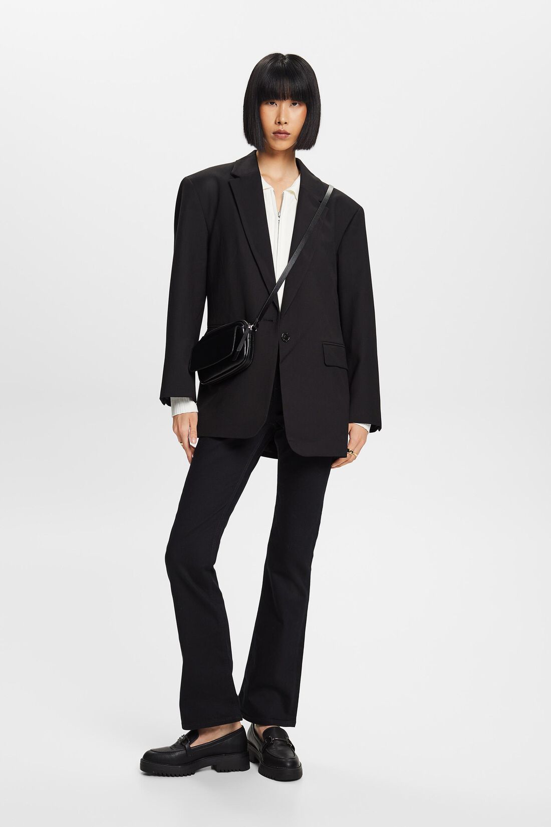 High-Rise-Jeans mit Bootcut
