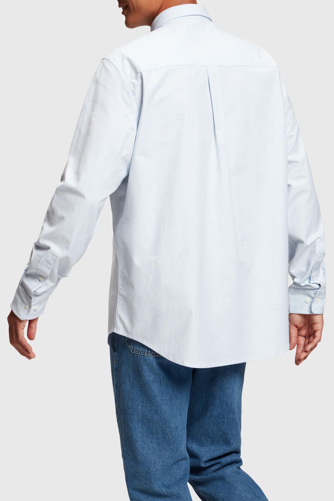Relaxed-Fit-Oxfordhemd mit Allover-Print