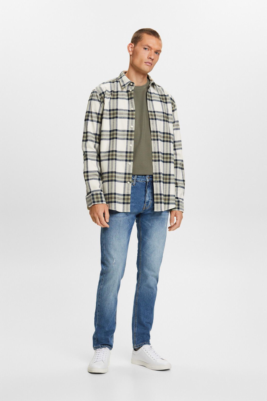 Schmale Jeans mit mittlerer Bundh&ouml;he