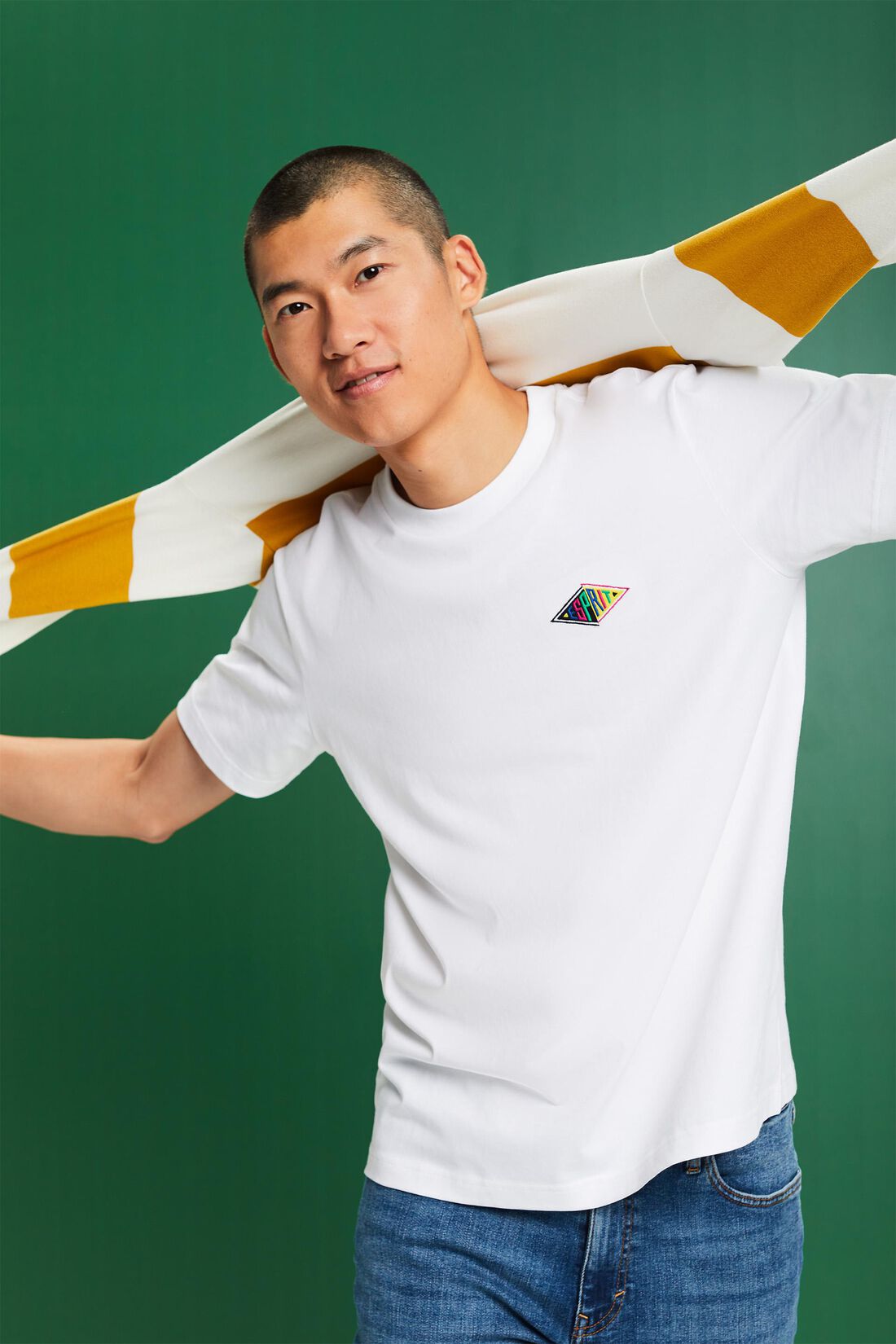 Logo-T-Shirt aus Baumwolljersey