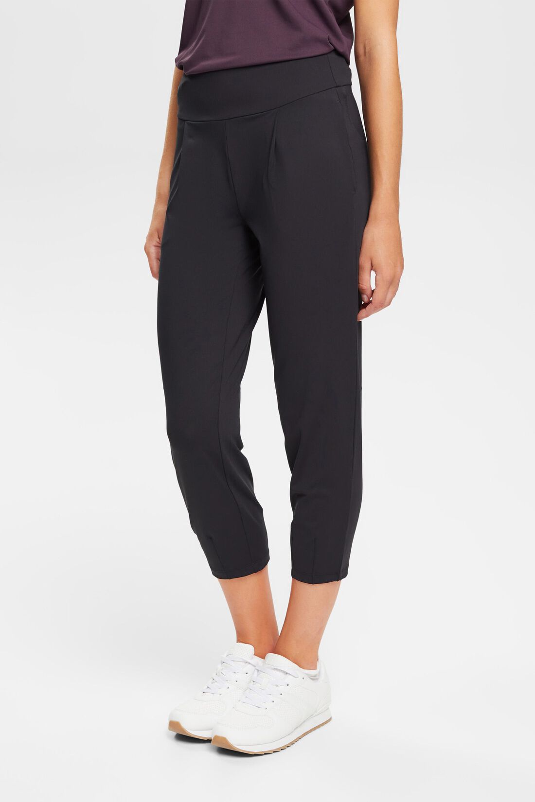 Gecroppte Jersey-Jogger-Pants mit E-DRY-Finish