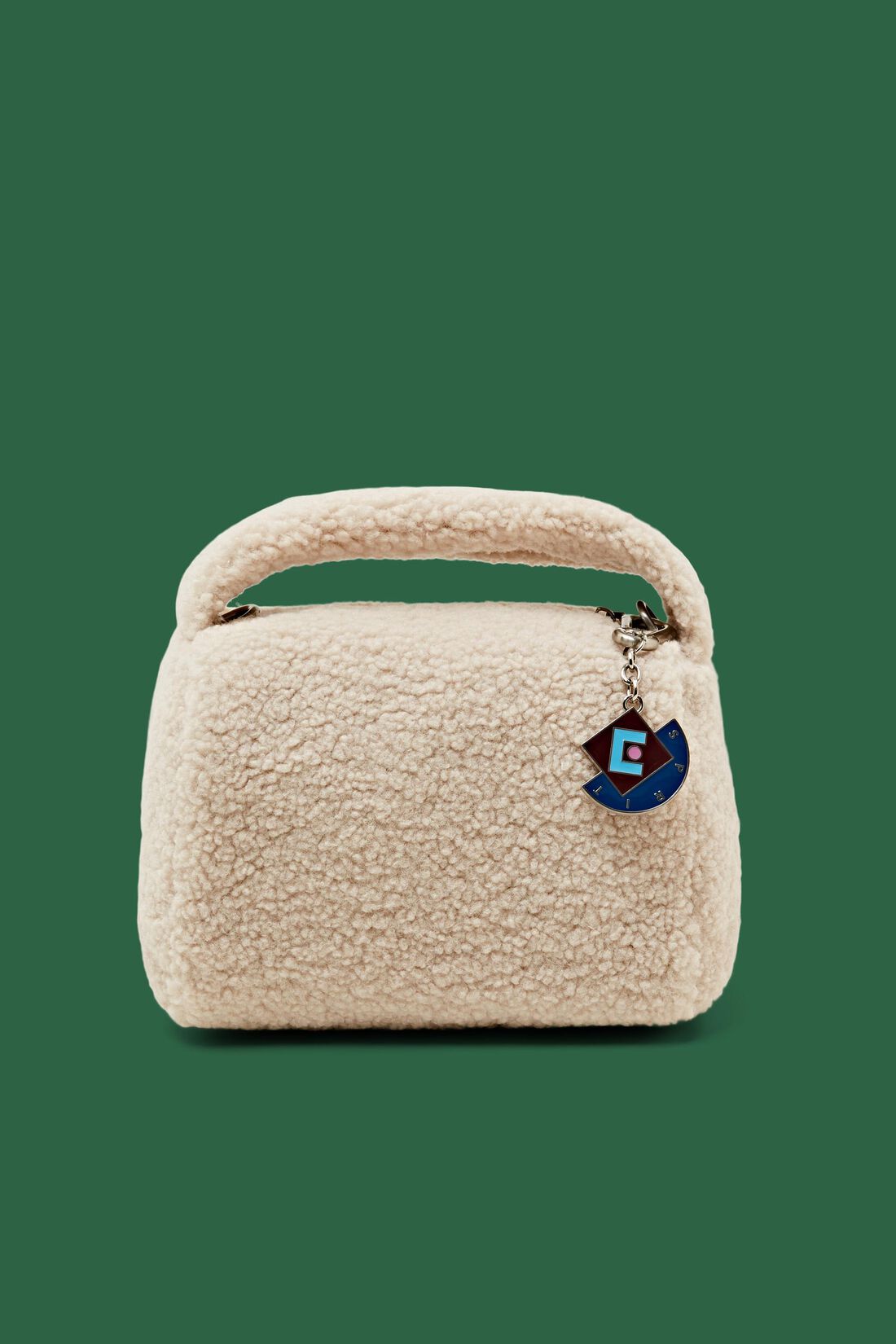 Kleine Tasche aus Pl&uuml;sch