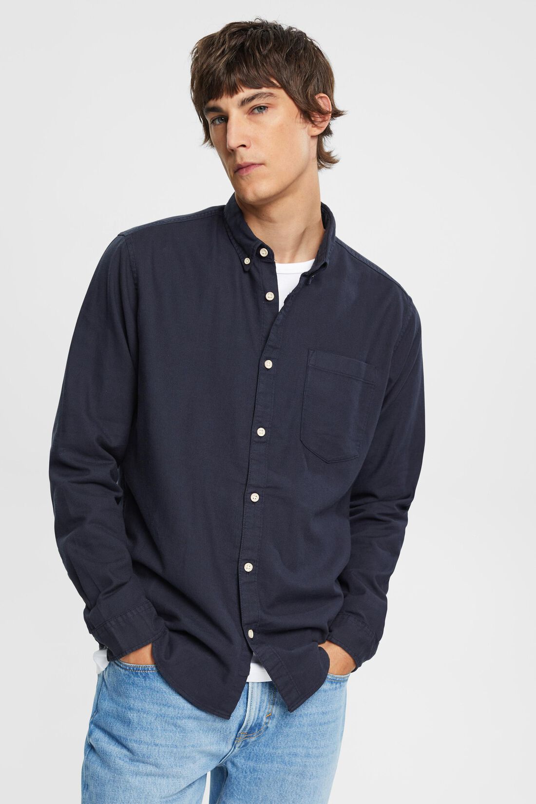 Button-Down-Hemd aus Baumwolle