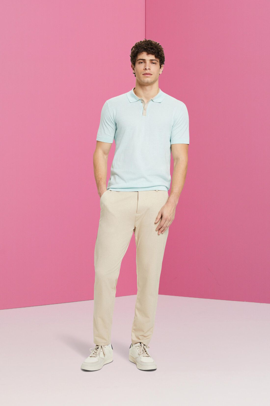 Poloshirt mit TENCEL&trade; und nachhaltiger Baumwolle
